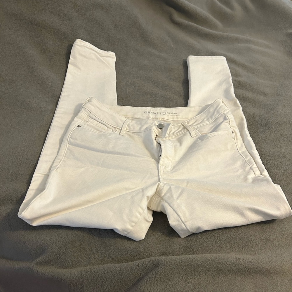 Old Navy white jeans size 8